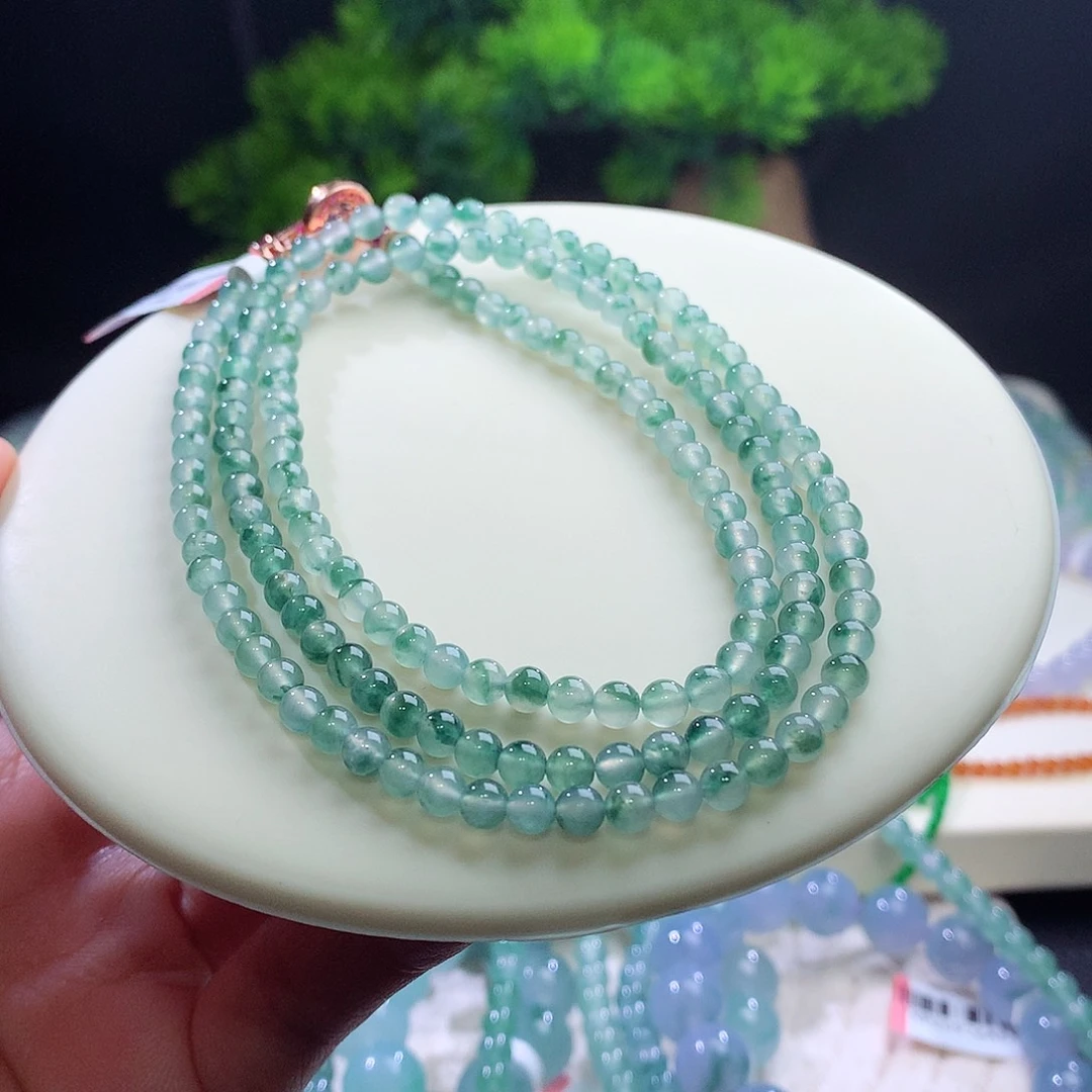 项链未镶嵌翡翠J**y卡4.2mm