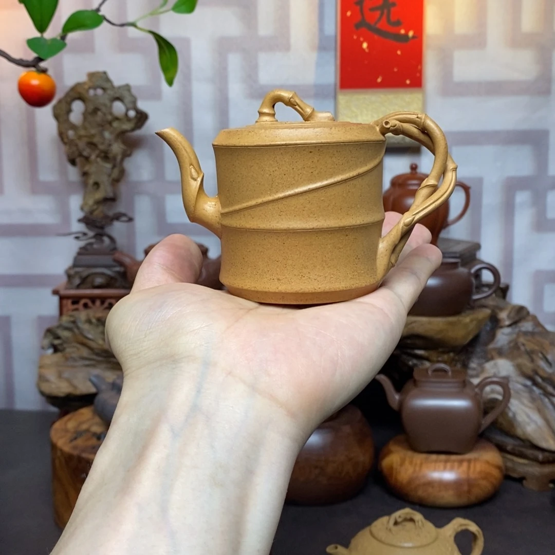千**魂紫砂茶具老段竹段