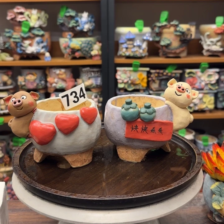 【闪购商品】陶瓷粗陶手捏