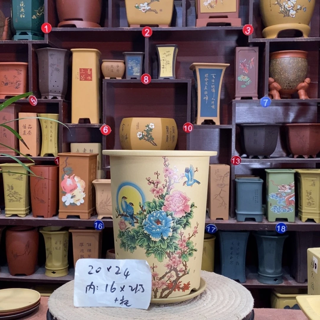 紫砂花盆紫砂花盆