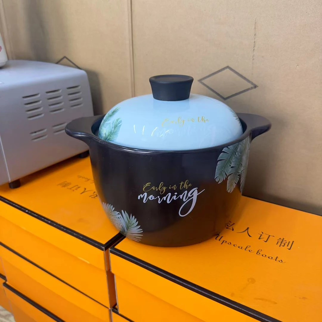 燃气灶煲汤L炖肉简约砂锅公主风