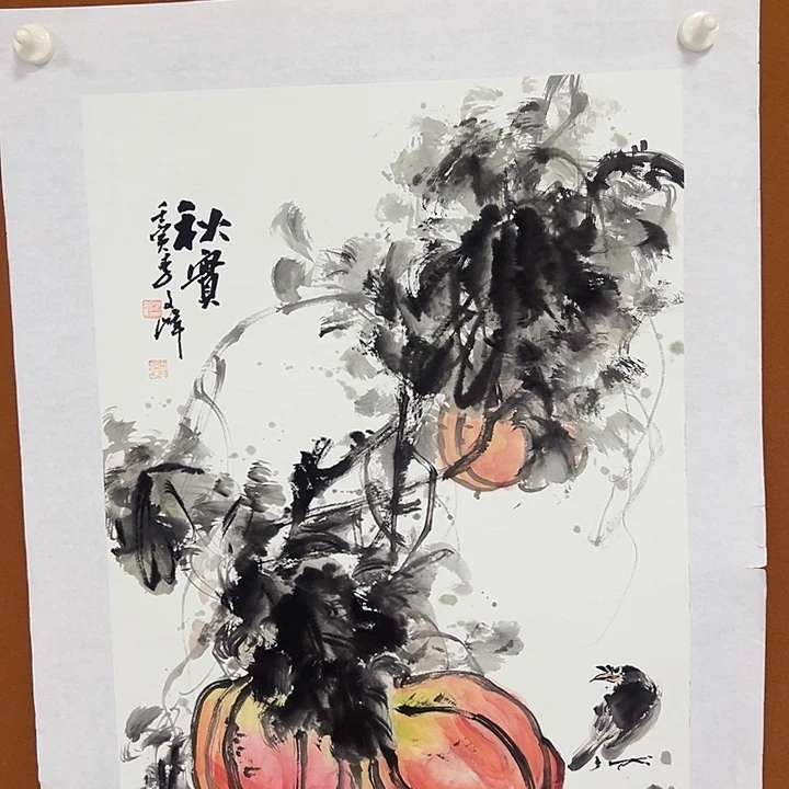 国画李文峰的画作