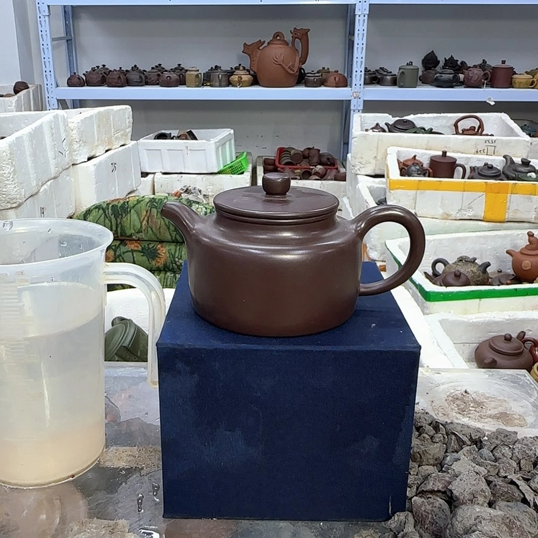 茶壶紫砂宜兴紫砂壶瑕疵处理