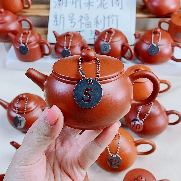 潮州朱泥壶古壶140
