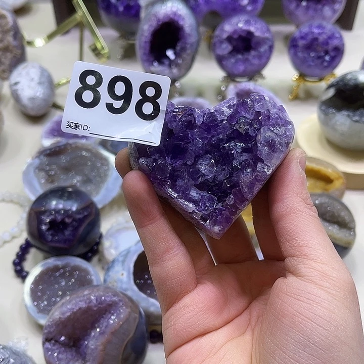 紫晶摆件未镶嵌摆件898