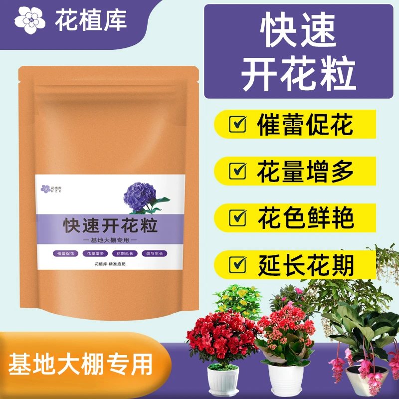 大袋装【快速开花粒】三角梅开花肥料君子兰专用肥兰花蟹爪兰长寿花