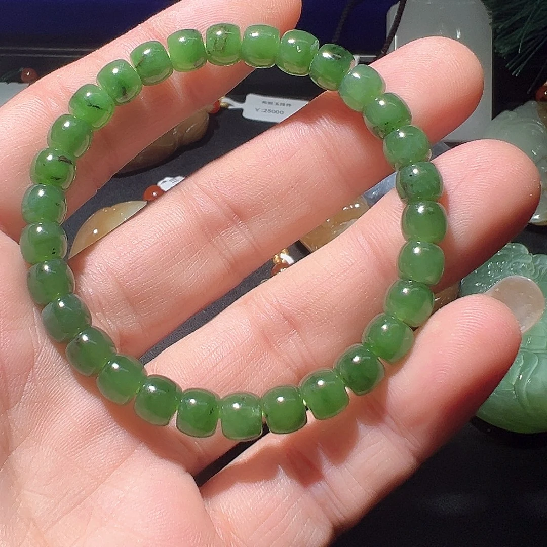和田玉未镶嵌手串