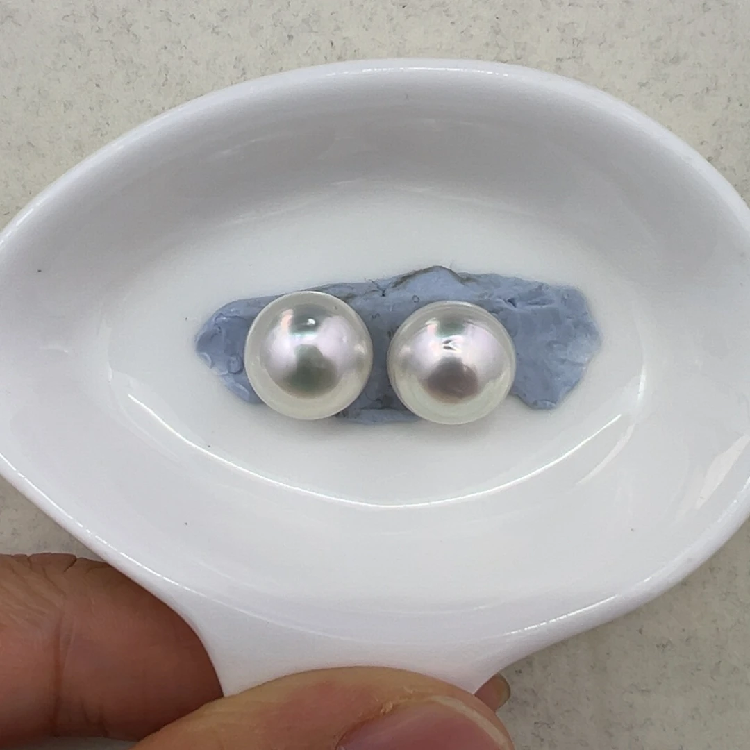 海水珍珠裸珠未镶嵌雨**薇