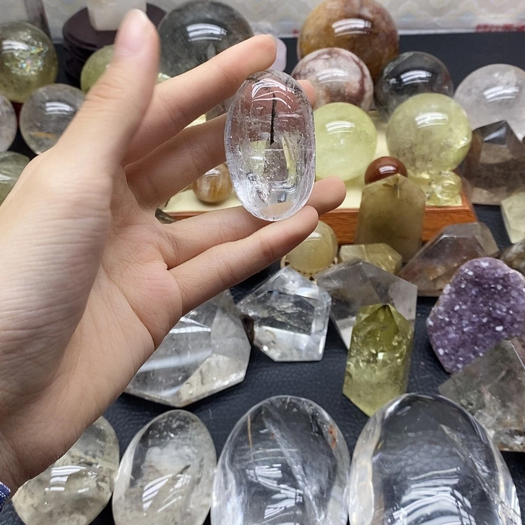 珠宝半成品水晶未镶嵌203水晶石