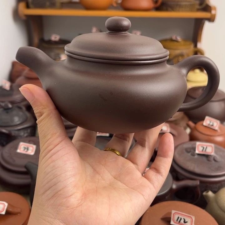 茶壶紫砂宜兴紫砂350cc紫砂壶手工紫砂壶