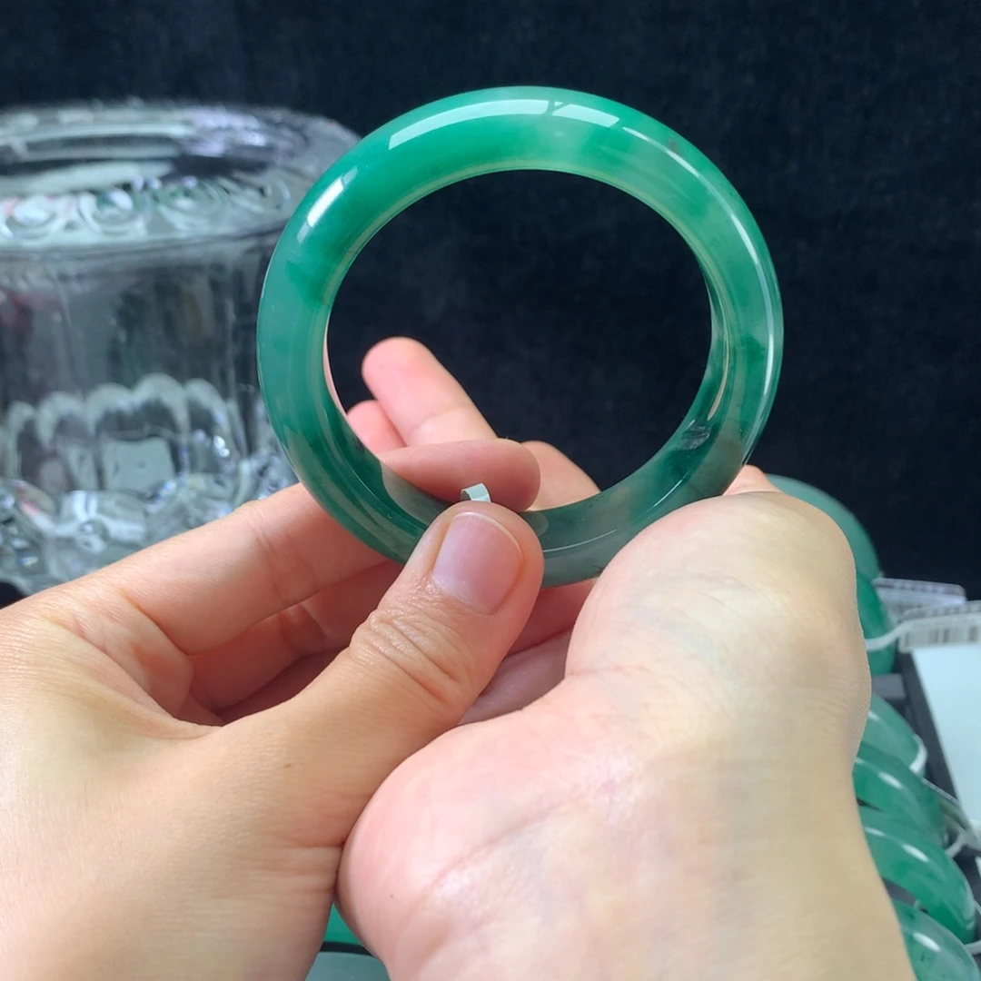 合金手镯石英质玉（非洲翠）