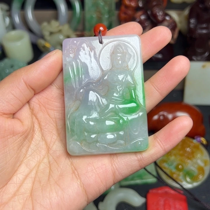 滴血莲花菩提吊坠