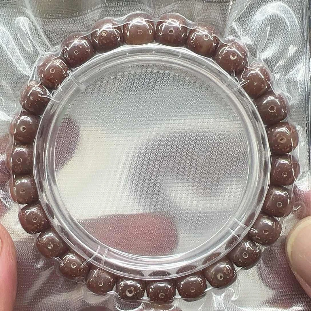 星月菩提手串13殿堂粉冰星月菩提单圈0.9