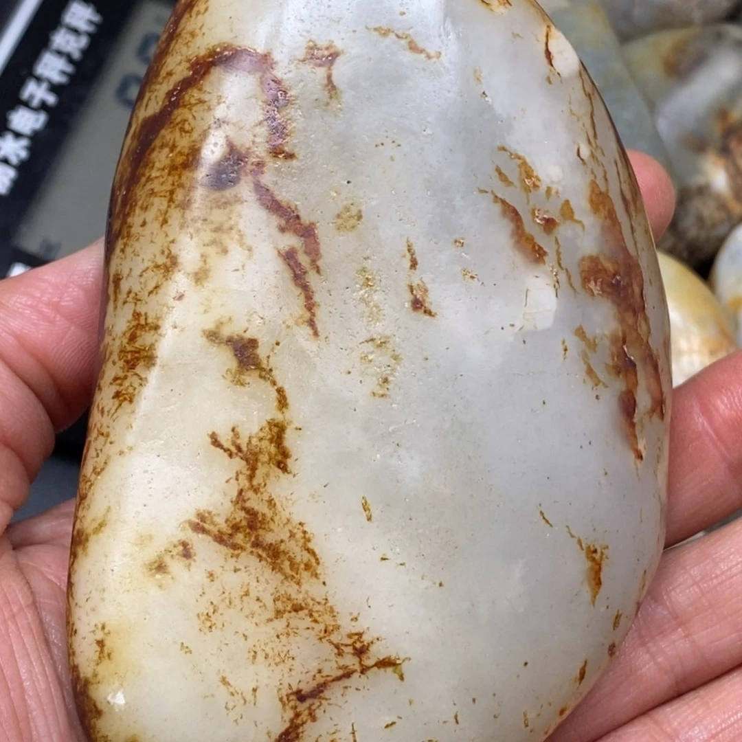 和田玉挂件银S925镀金镶嵌