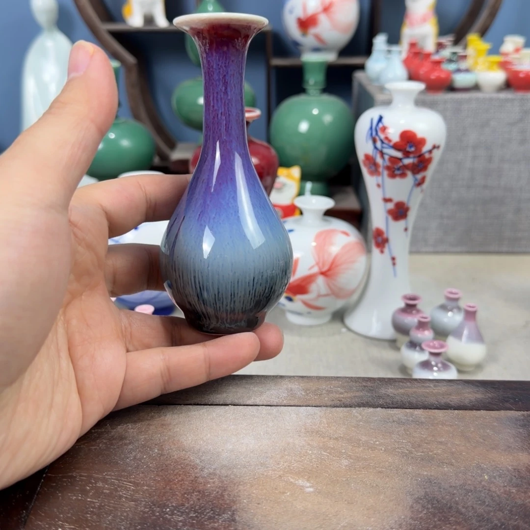 陶瓷手工小花器摆件