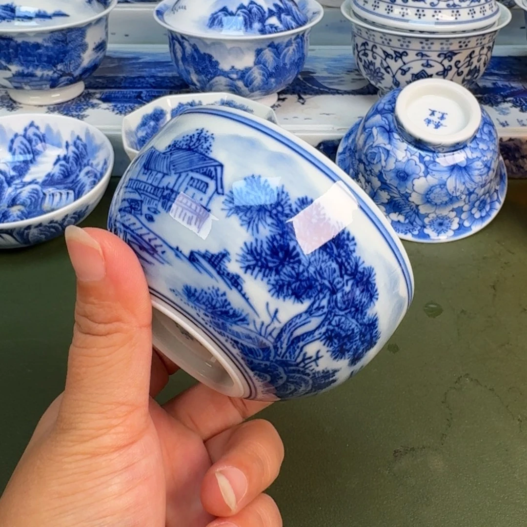景德镇纯手绘茶具圆圆251