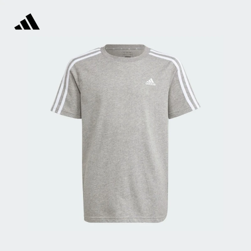 adidas阿迪达斯官方儿童装男女大童夏季运动圆领短袖T恤 IB1669