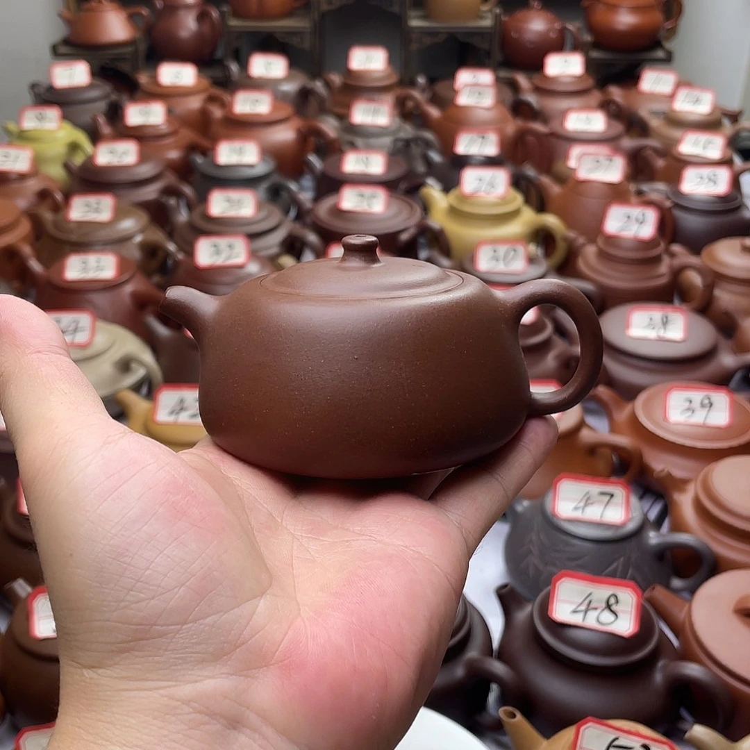 不***e紫砂壶宜兴紫砂半手工