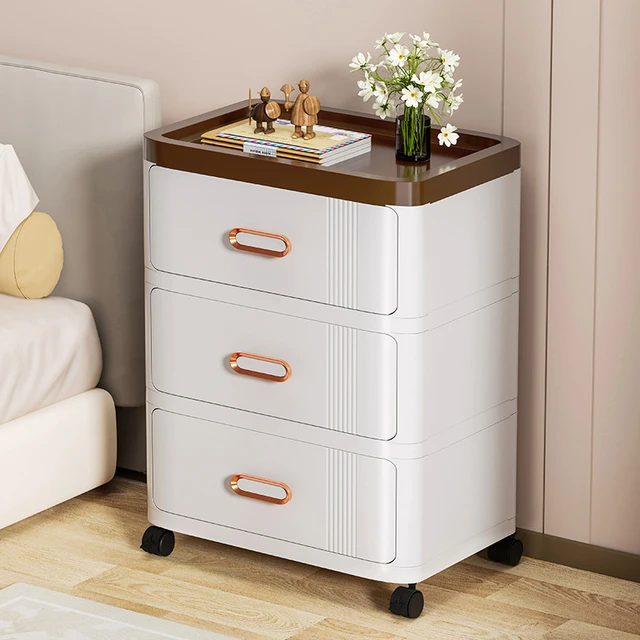 IKEA宜家官方正品抽屉式床头柜家用卧室置物架子小型床边侧边几储