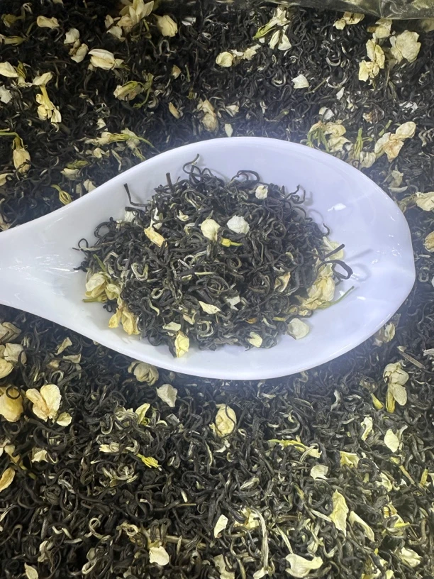 茉莉花茶六窨碧螺春雪 花香馥郁 回甘甜润