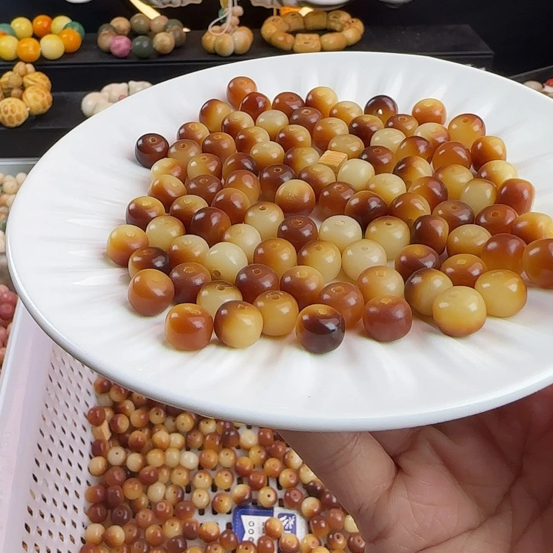 菩提根/象牙果手串卡10溏心飘花桶100卡牌➕20备珠