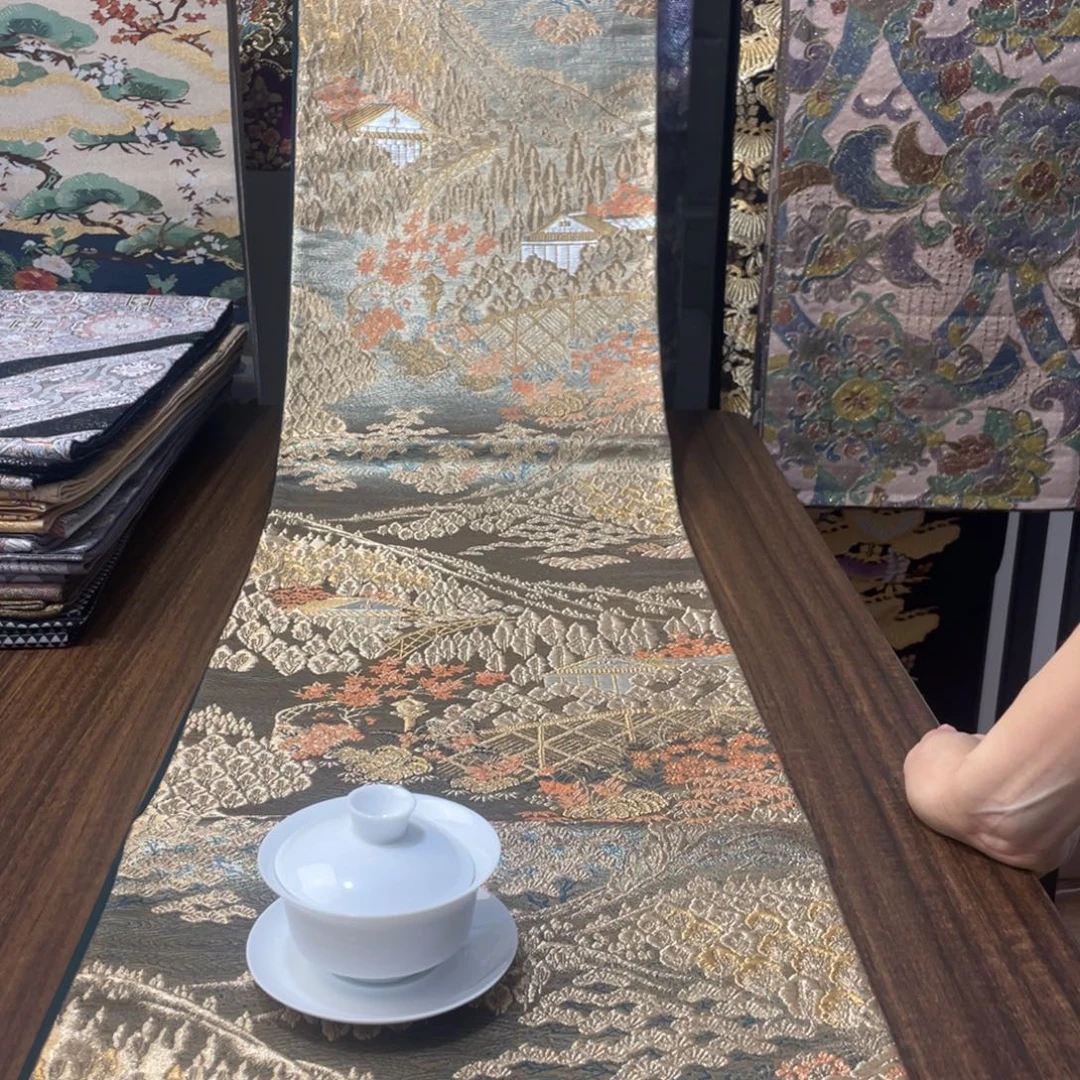织绣54 唐锦西阵织桌旗