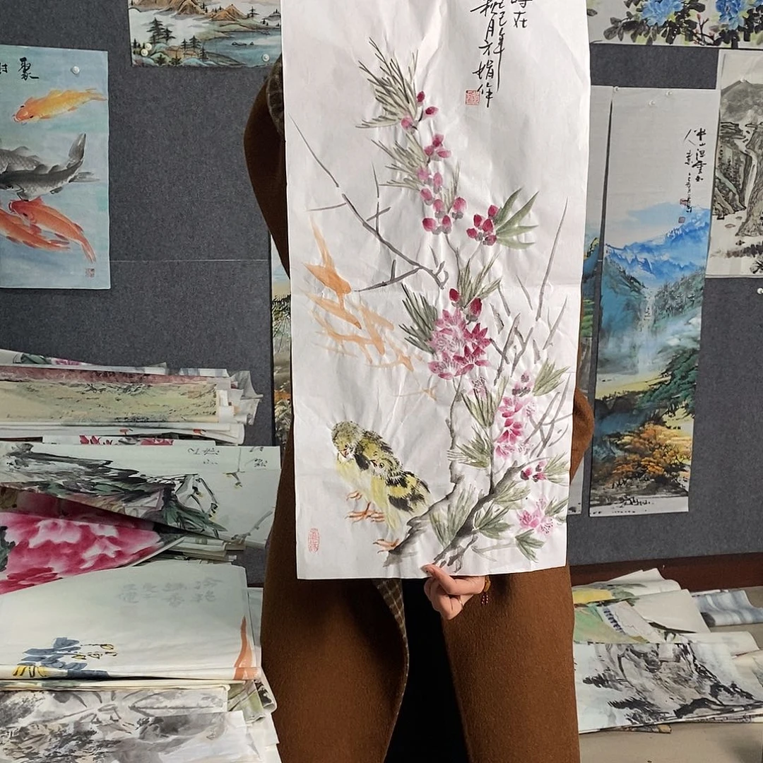 国画纯手写手绘作品18