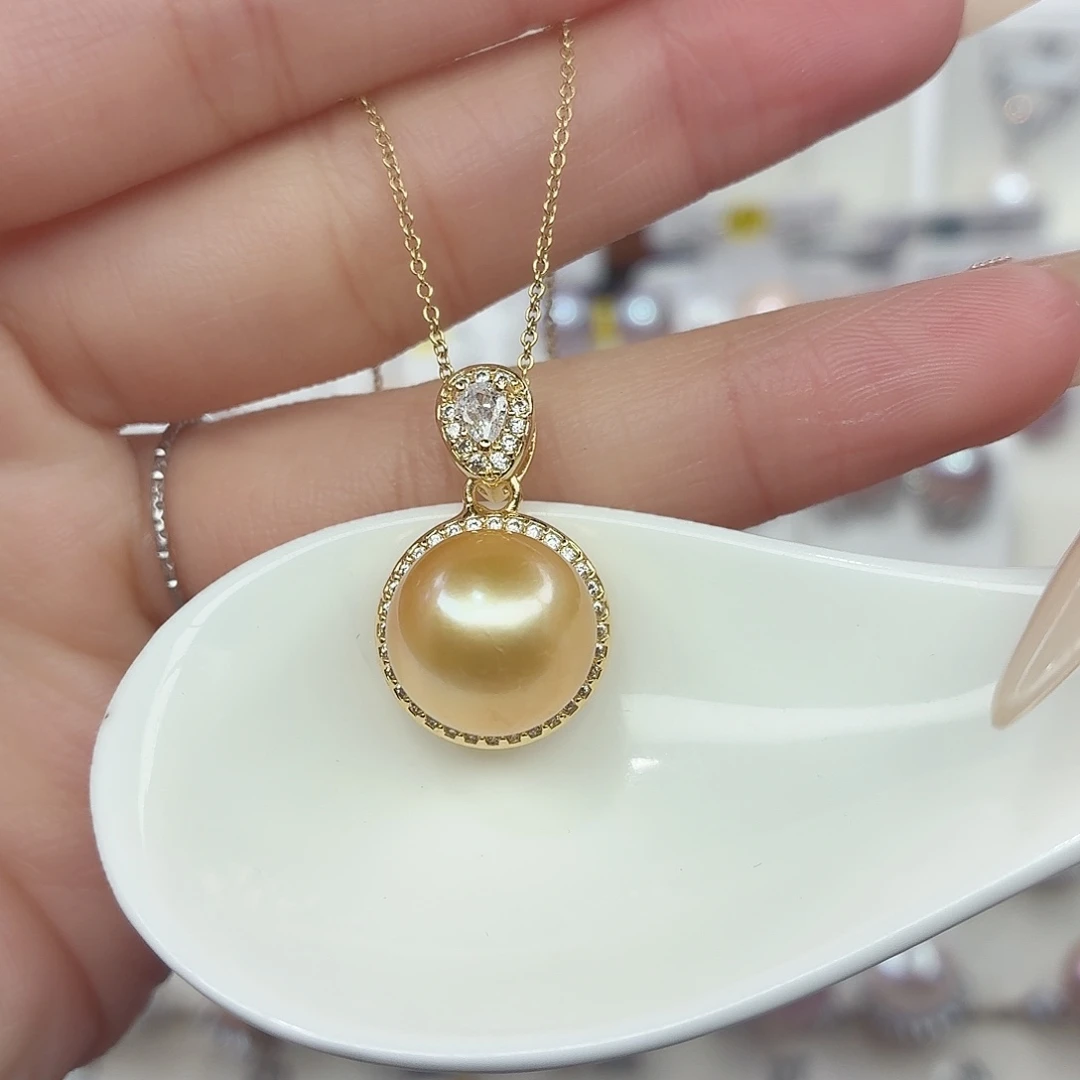 淡水珍珠颈饰合金F