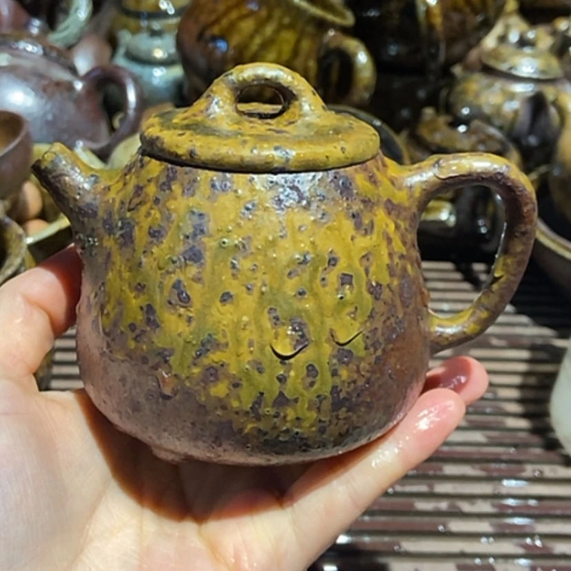 【闪购商品】茶杯紫砂雪九变壶瑕