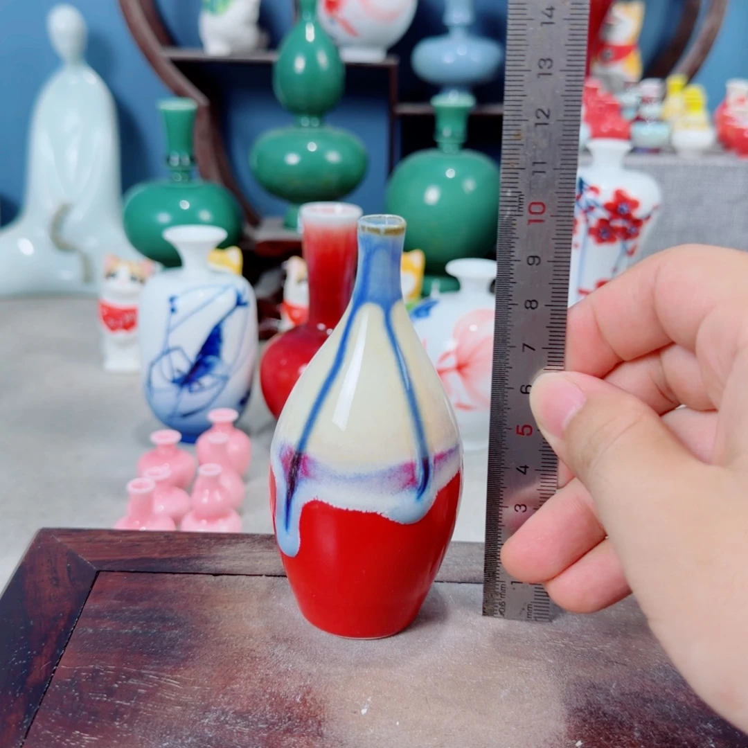 陶瓷手工小花器摆件
