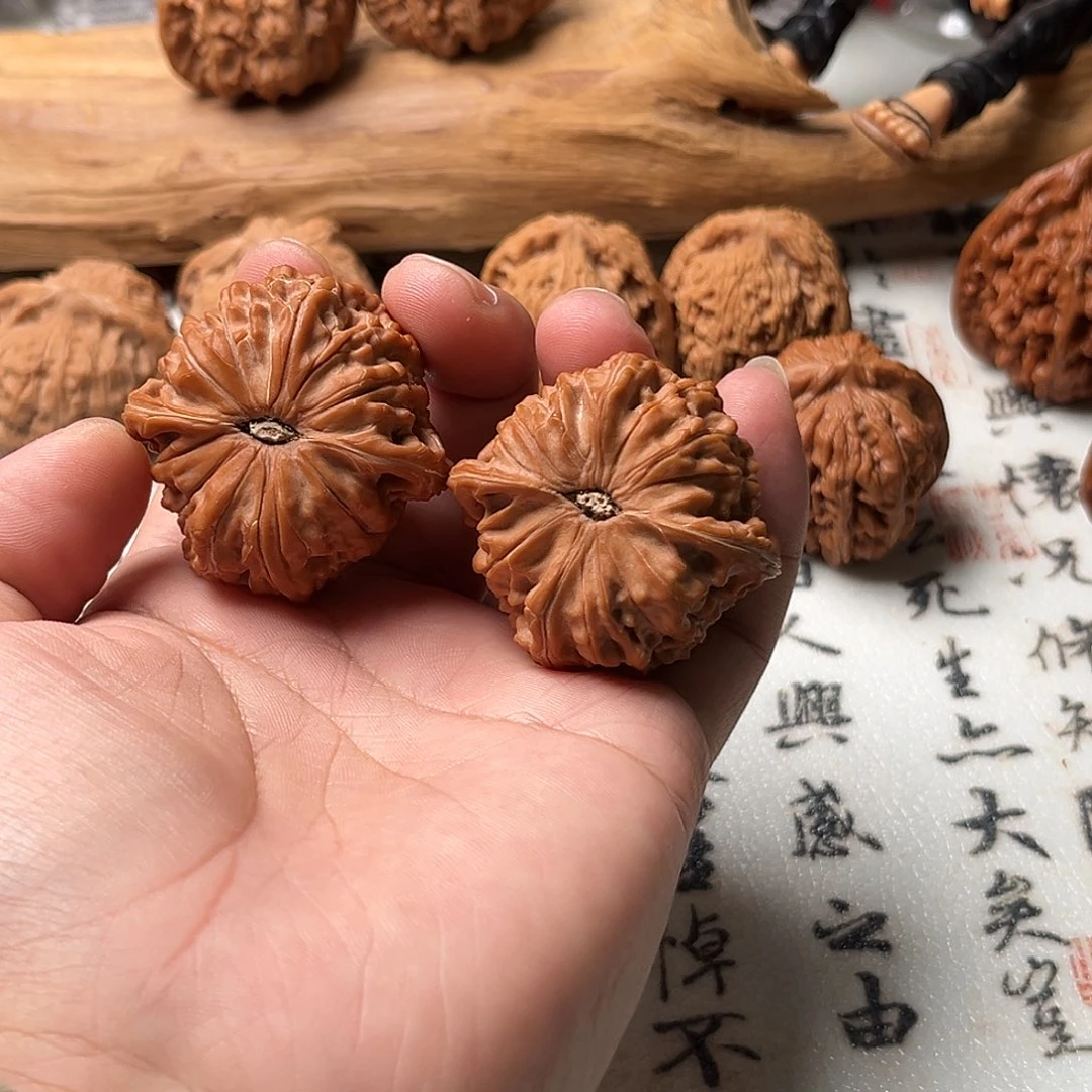 文玩核桃吊坠磨盘42全品