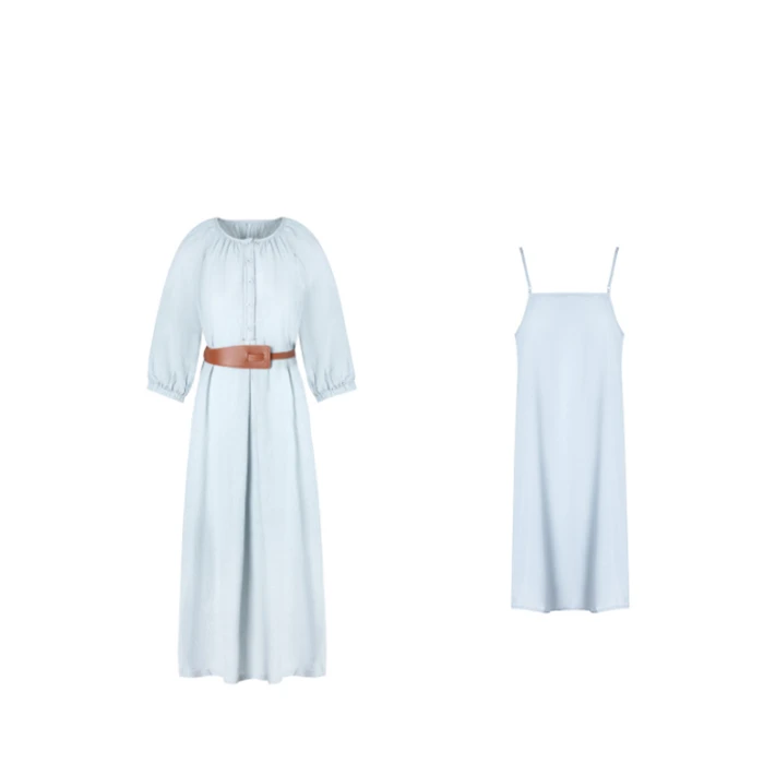 设计感度假风宽松连衣长裙女夏季新款JAF-Z2504072-H