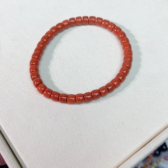 南红玛瑙手链未镶嵌