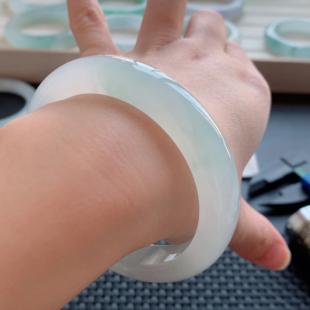 未镶嵌手镯翡翠强推6号-57.7