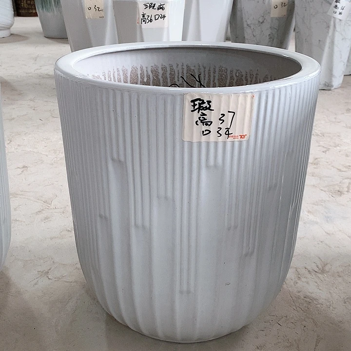 【闪购商品】高温陶瓷花盆默认瑕疵