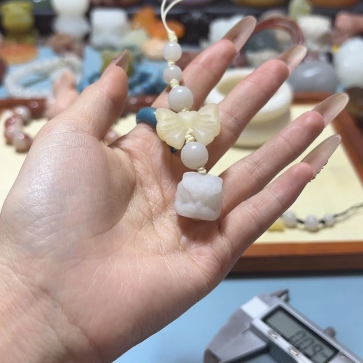 石英岩玉合金手链