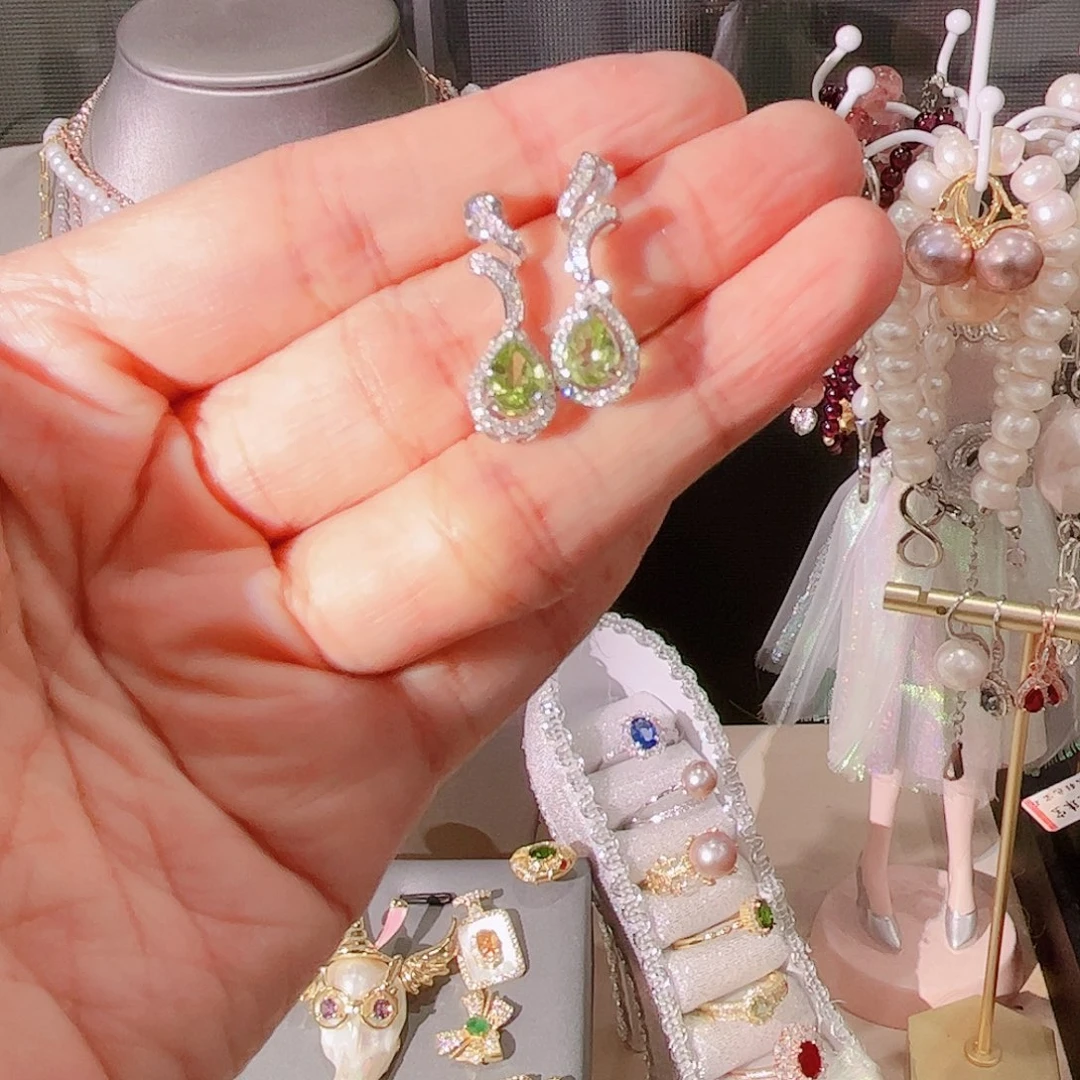 坦桑石颈饰银S925镶嵌