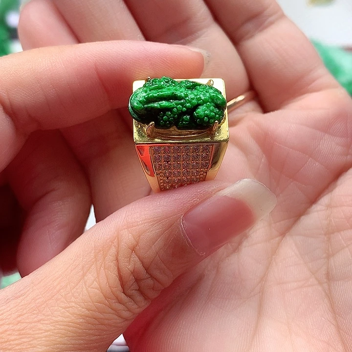 翡翠银S925镶嵌颈饰翡翠