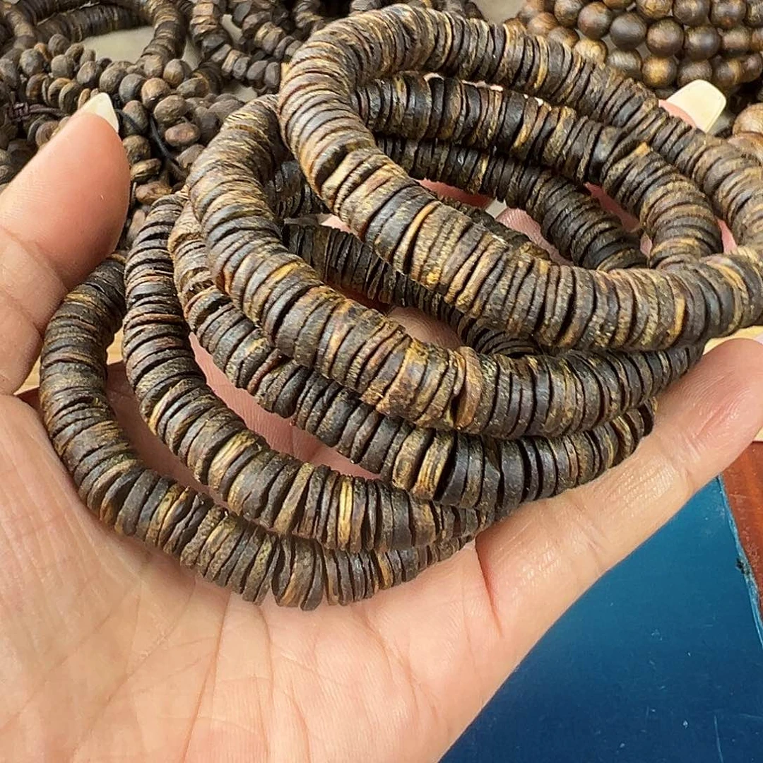 沉香碎屑沉香卡8金钱片沉水单圈张勺子