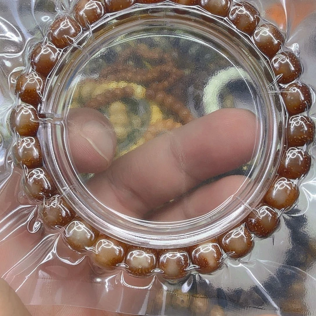 聆****星月菩提手串30粉冰星月菩提单圈0.9