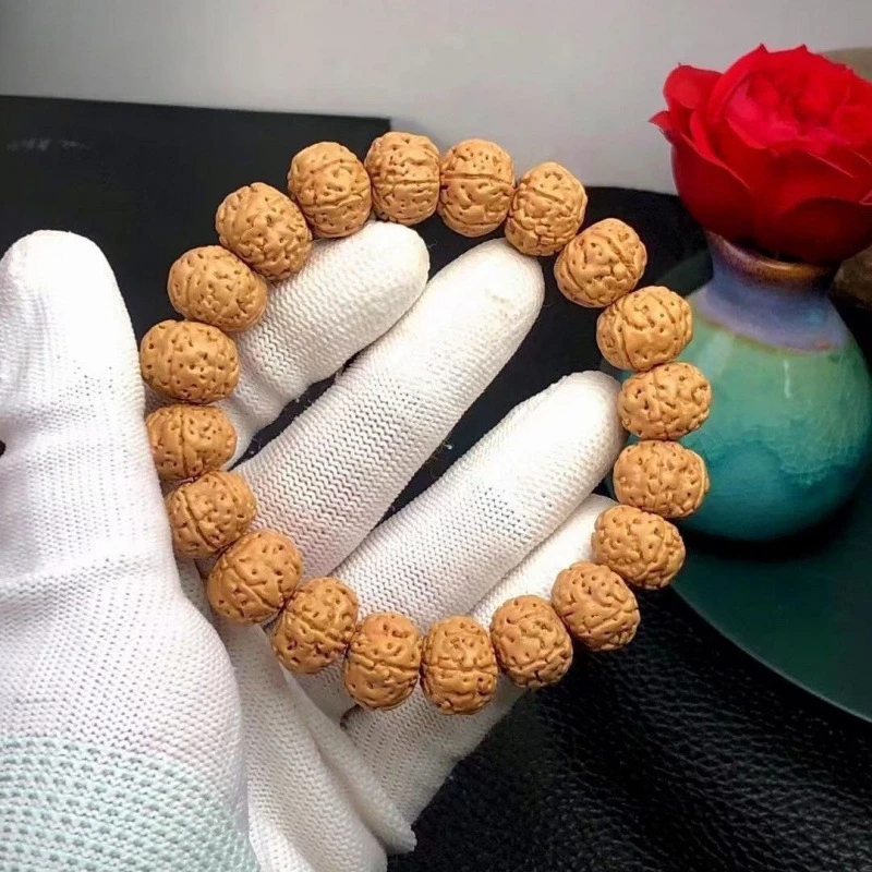 新款正宗金刚菩提小金刚原籽爆肉手串单圈王者男士文玩菩提子盘玩