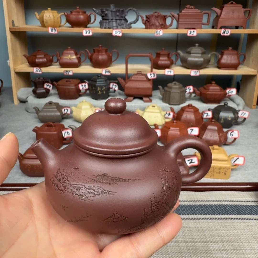 底槽青茶壶半手工制作