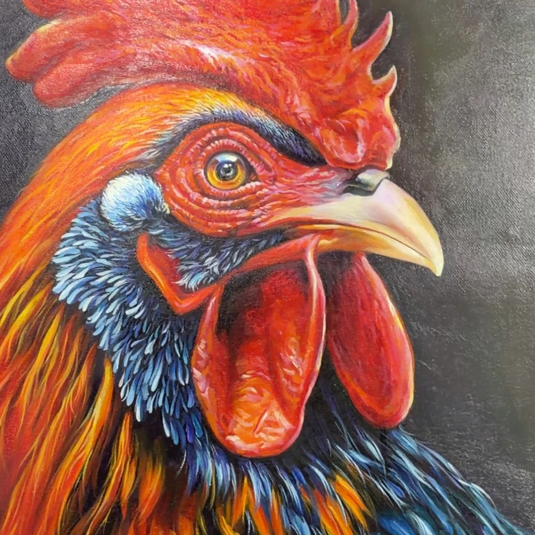 油画我的小伙伴都在