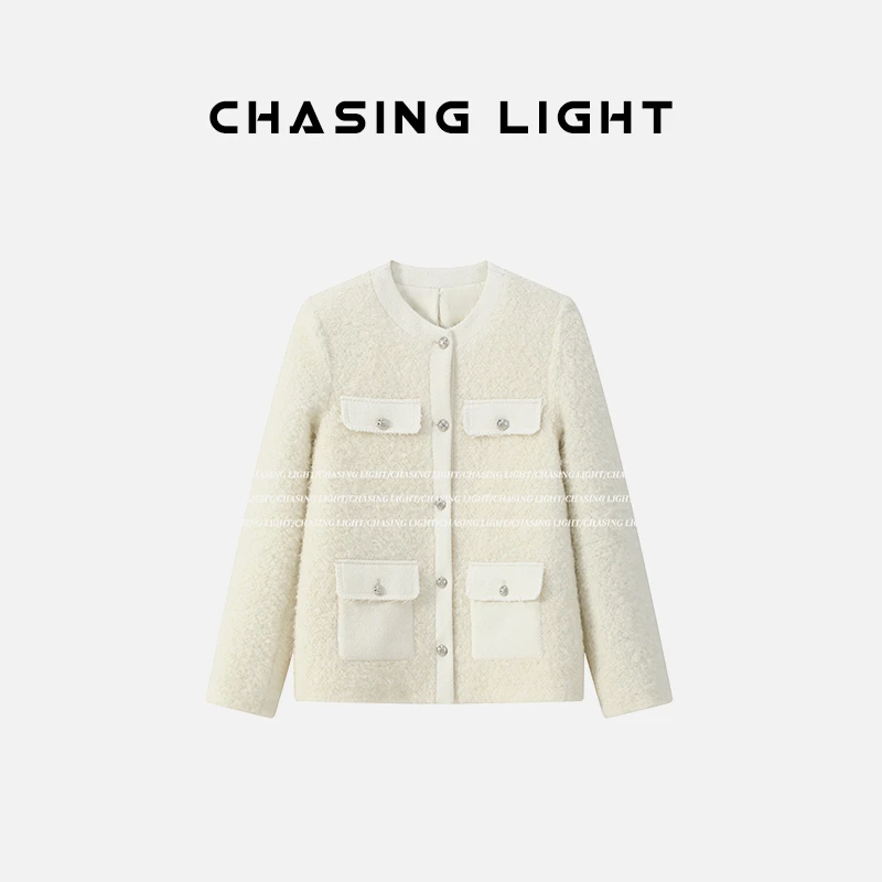 CHASING LIGHT【白富美圆领外套】W2489/86号