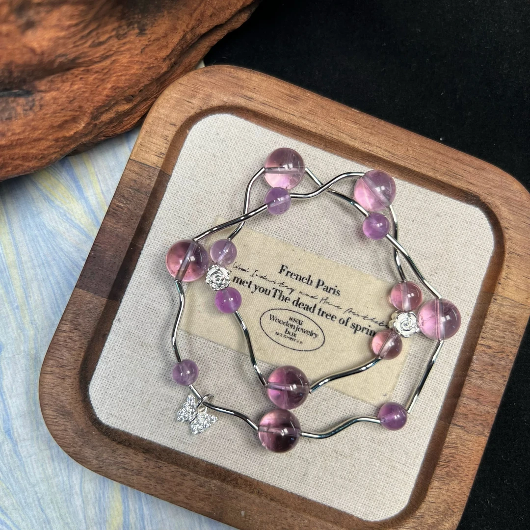 【魔法少女】TGS天然水晶手串原创设计 K35