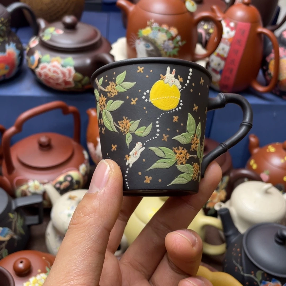 茶杯紫砂紫砂主人杯100cc