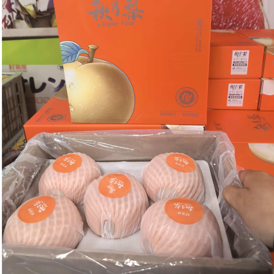 《礼盒装》鲜果维莱阳秋月梨 鲜甜多汁新鲜水果 顺丰包邮g山东省