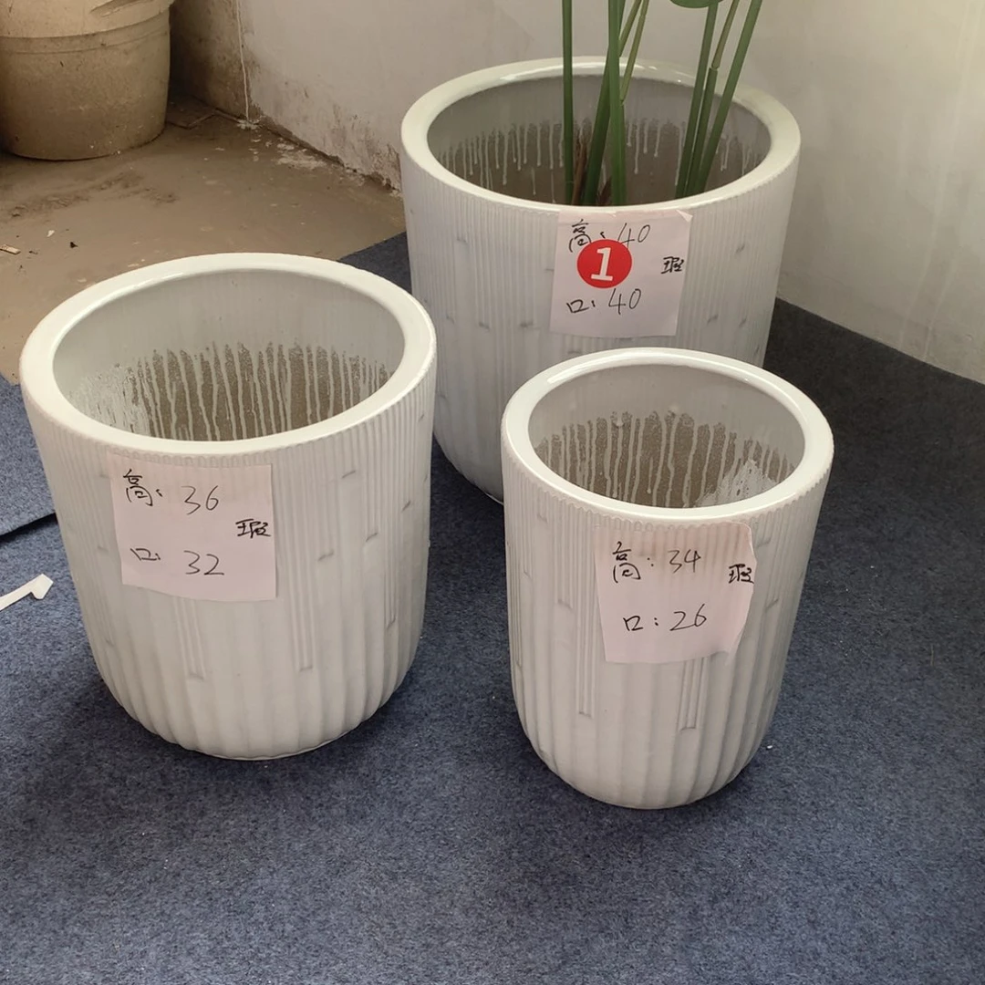 高温陶瓷花盆微瑕