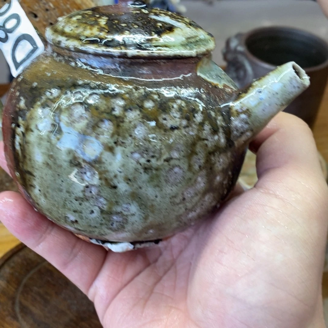 陶园柴烧 精品高货885瑕摆件