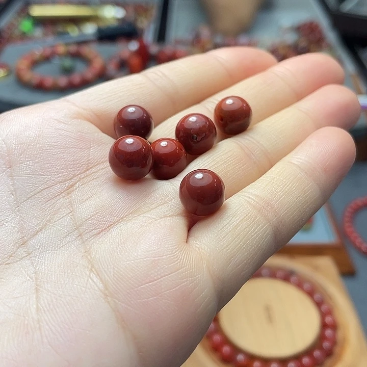 南红玛瑙单珠10多样性发1未镶嵌